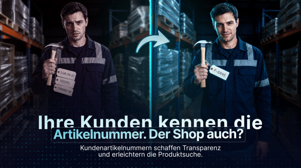 Ihre Kunden kennen die Artikelnummer. Der Shop auch?