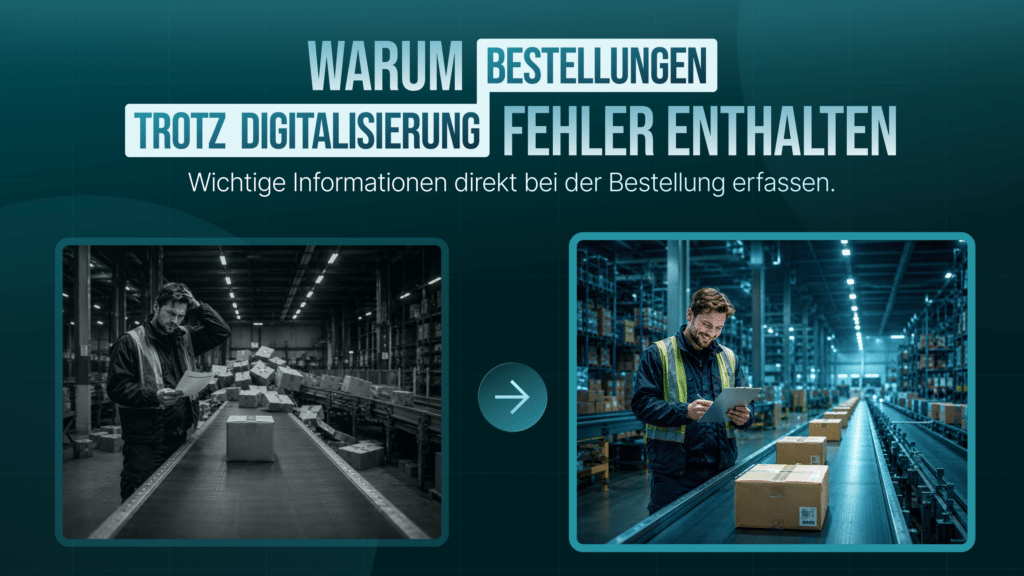 Warum Bestellungen trotz Digitalisierung Fehler enthalten