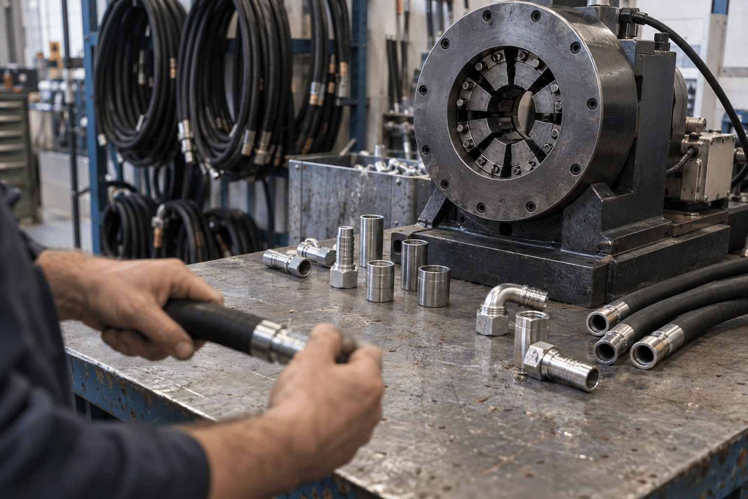 Getriebe und Antriebskomponenten für die Antriebstechnik in der Werkstatt